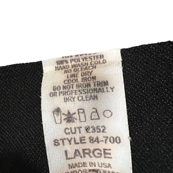 New Frontier Western Crop Black Blazer Jacket Red Floral Embroidery Size Large - Picture 5 of 10